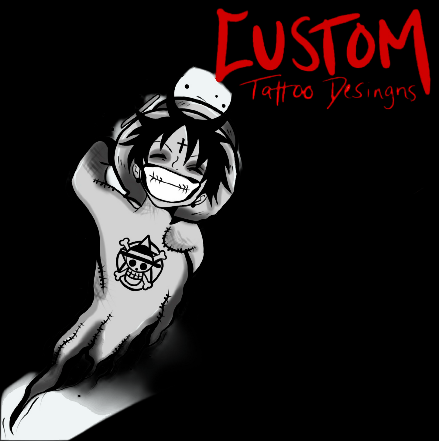 (AbyPR)Consultation: CUSTOM ANIME TATTOo DESIGNS (Hella detail)