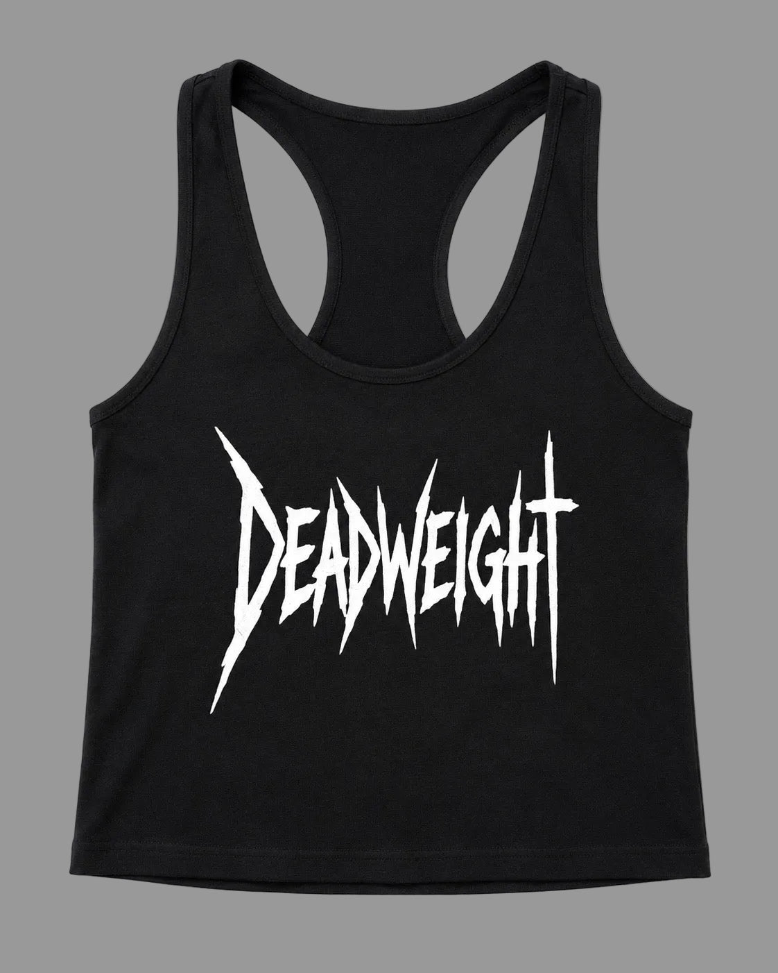 𝙺†༙𝙺 DEADWEIGH†༙ DEAD cropped tank/bra