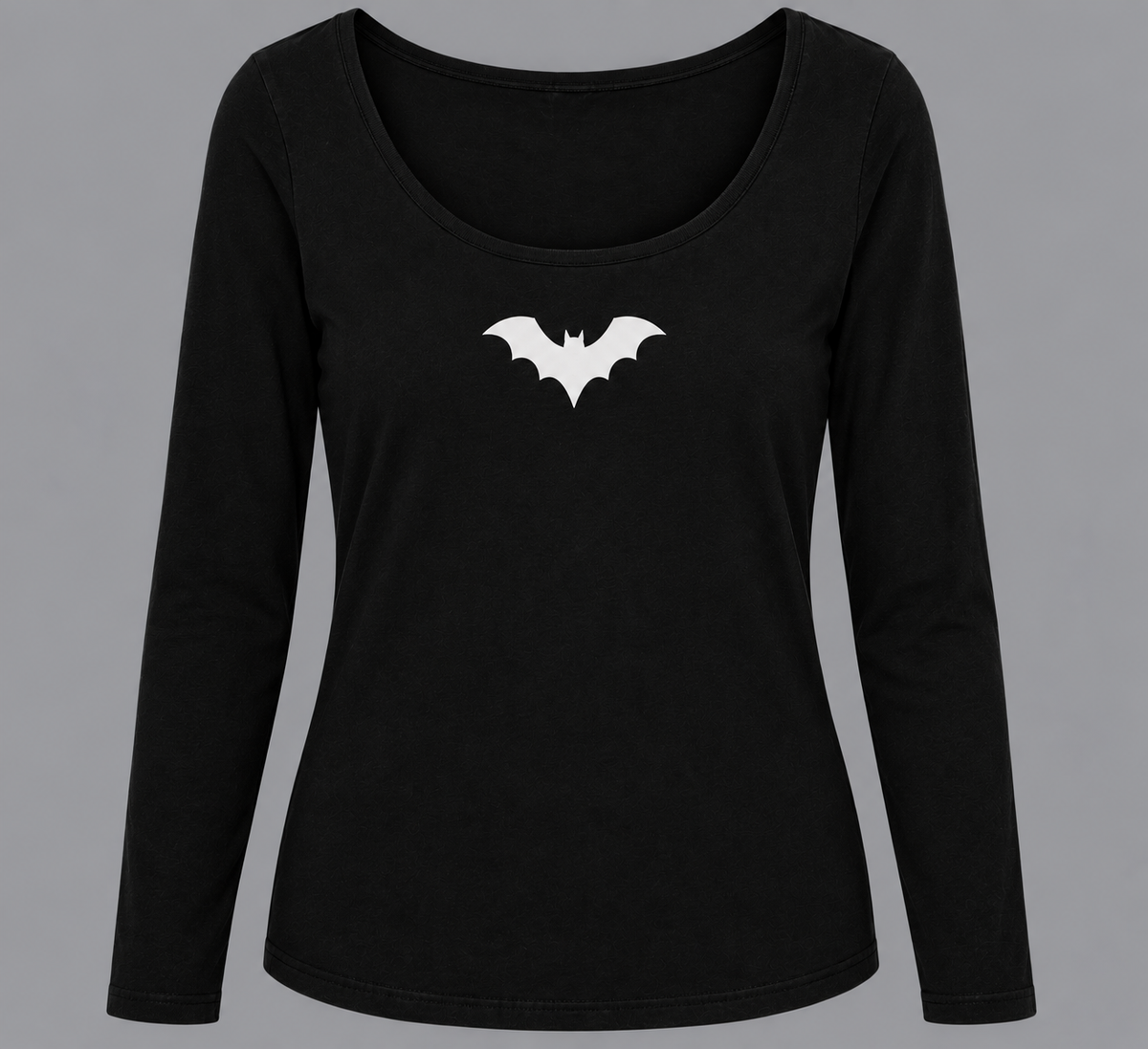 ☠︎ Rip bat scoop longsleeve