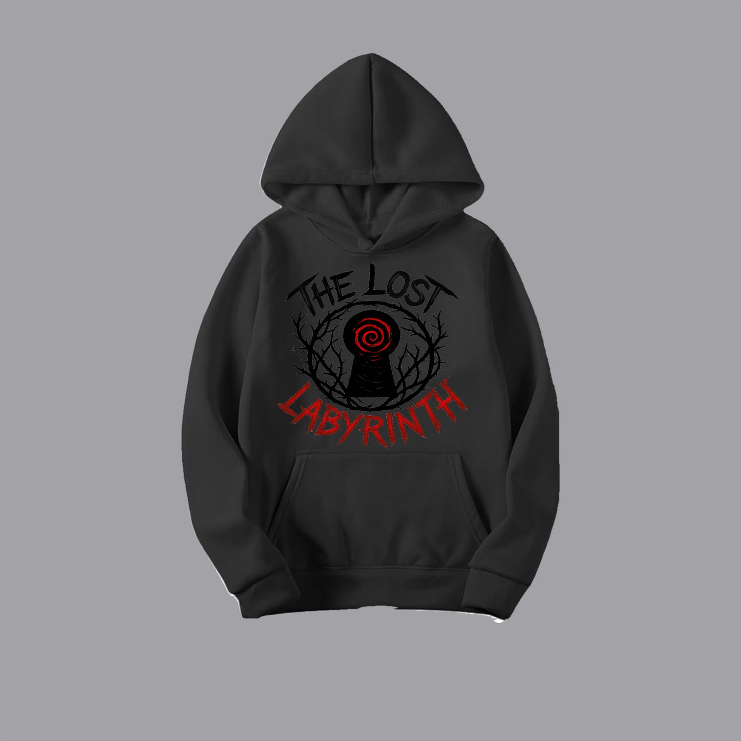 ᴛʜᴇ ʟᴏsᴛ 𝔏𝔞𝔟𝔶𝔯𝔦𝔫𝔱𝔥 black hoodie