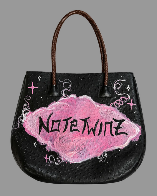 1/1 TWINZ CLOUD LEATHER TOTE ♡𝓴𝓲𝓽𝓽𝔂 X 𝙺𝚄𝙻𝚃†༙𝙺𝙾𝙻𝙻𝙴𝙲𝚃𝙸𝙾𝙽𝚉