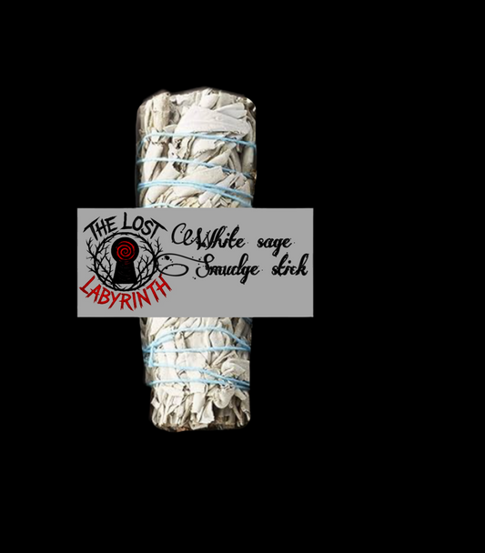 ᴛʜᴇ ʟᴏsᴛ 𝔏𝔞𝔟𝔶𝔯𝔦𝔫𝔱𝔥 White Sage Smudge Stick