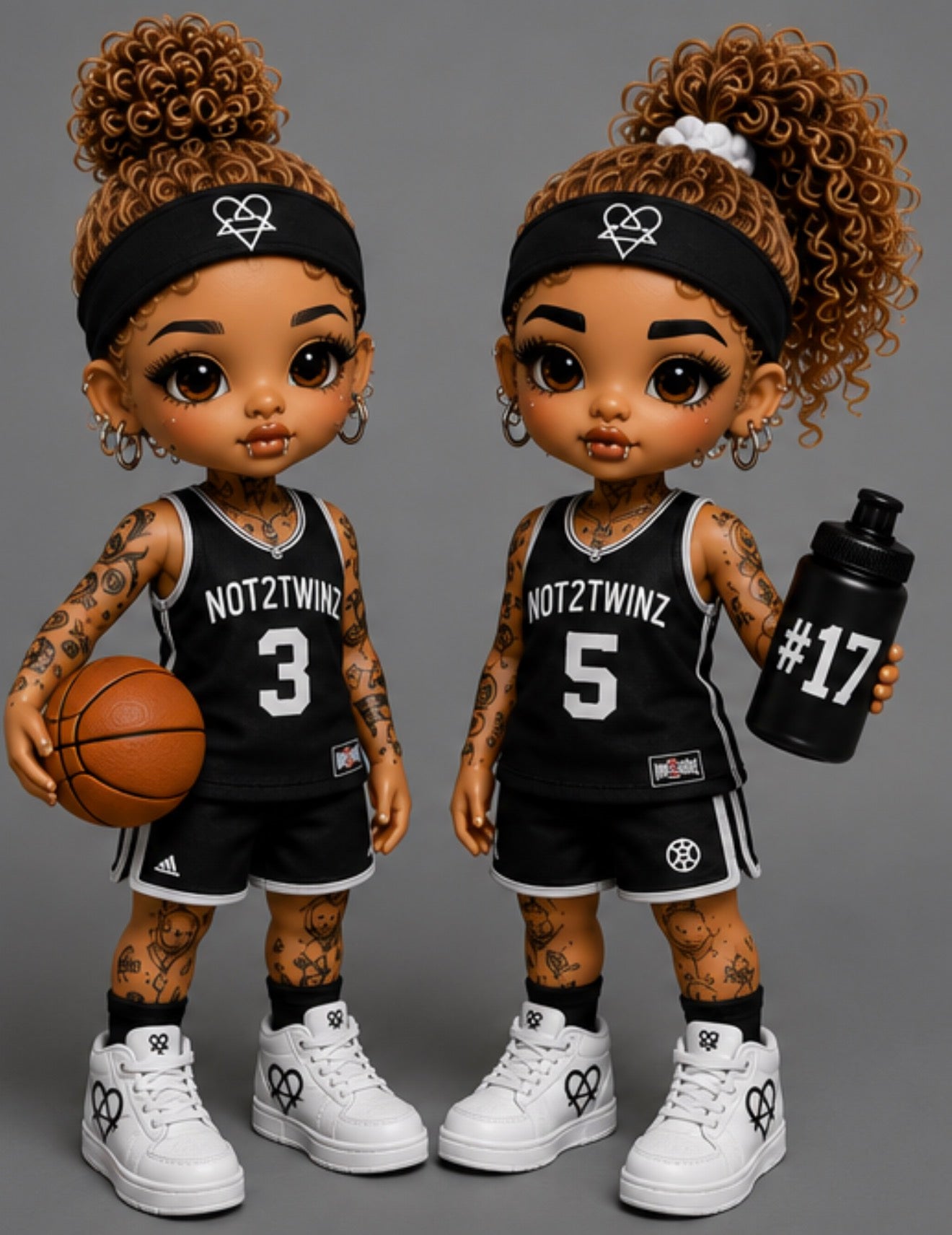 NOT2TWINZ Dollz™ HOOPER Edition (Mini collectible figurine – approx 4 inches tall)