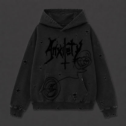 ⋆˚GR꩜nge｡ anxiety hoodie
