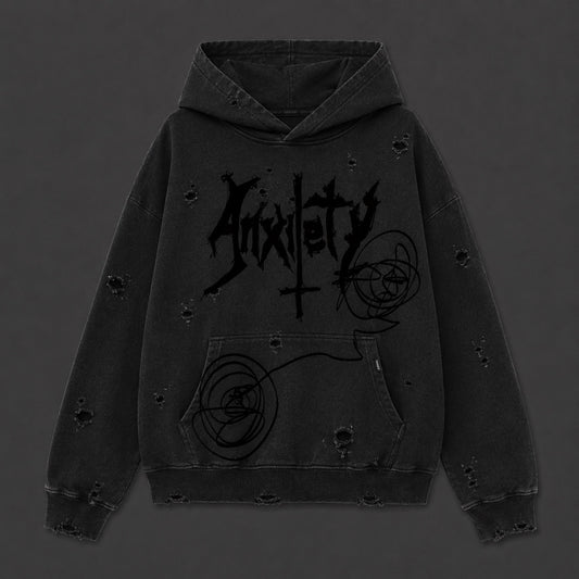 ⋆˚GR꩜nge｡ anxiety hoodie