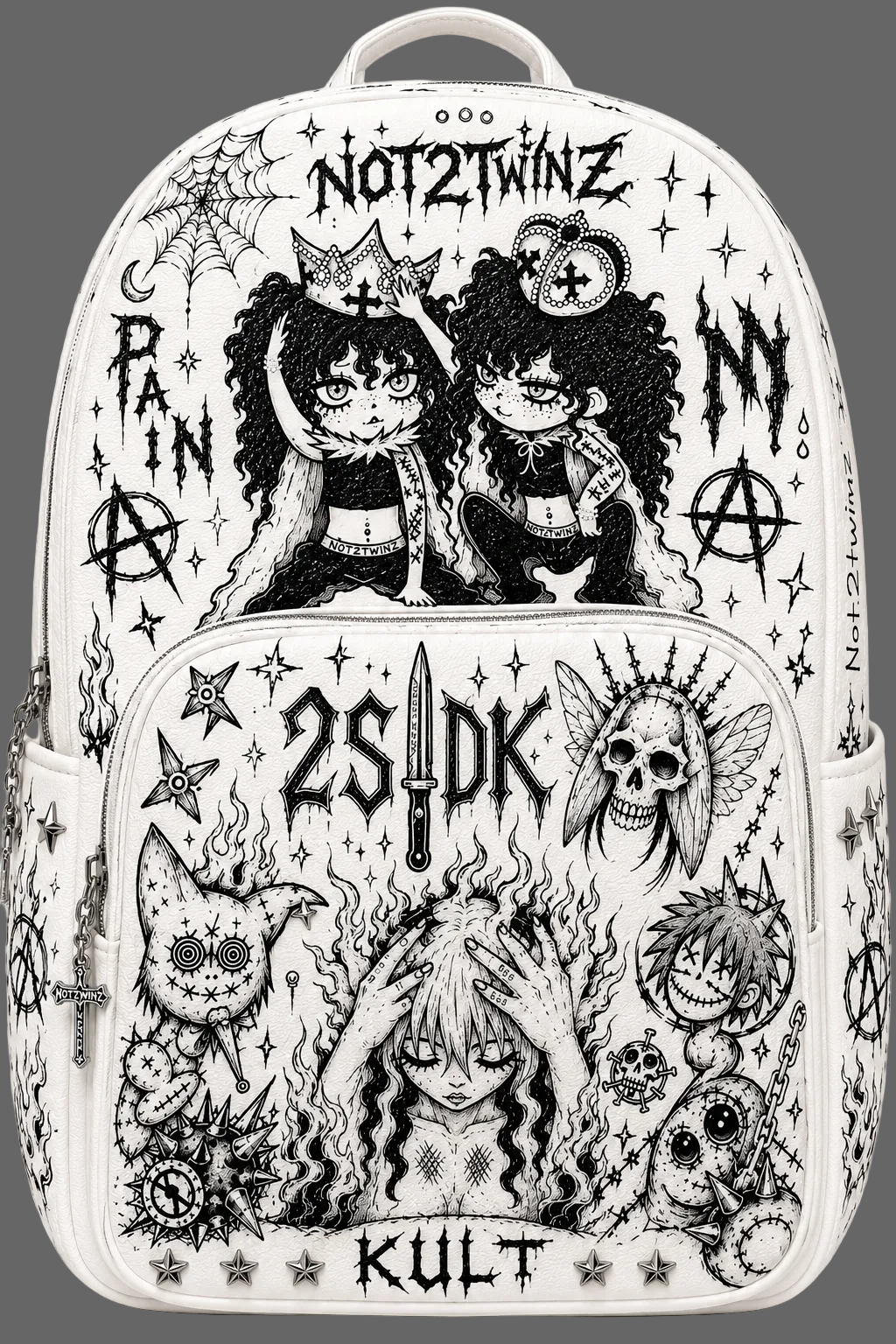 ⋆˚GR꩜nge｡ TWINZ doodle bag