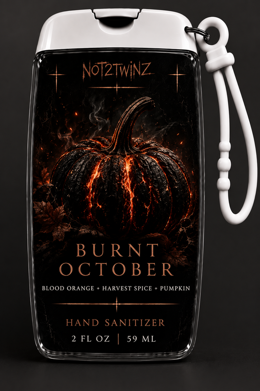 ᴀᴋɴᴇᴇᴋᴢ BURNT OCTOBER hand sanitizer