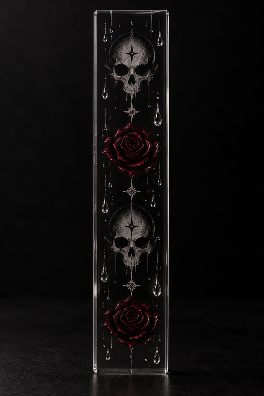 UNTIL WE DIE : Clear Acrylic Bookmark