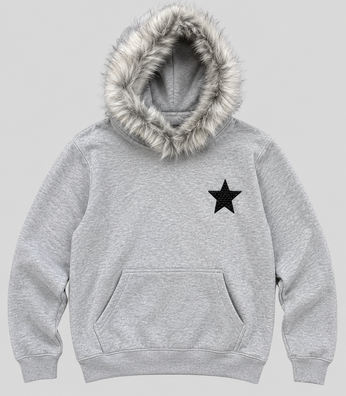 ST☆R fur hoodie