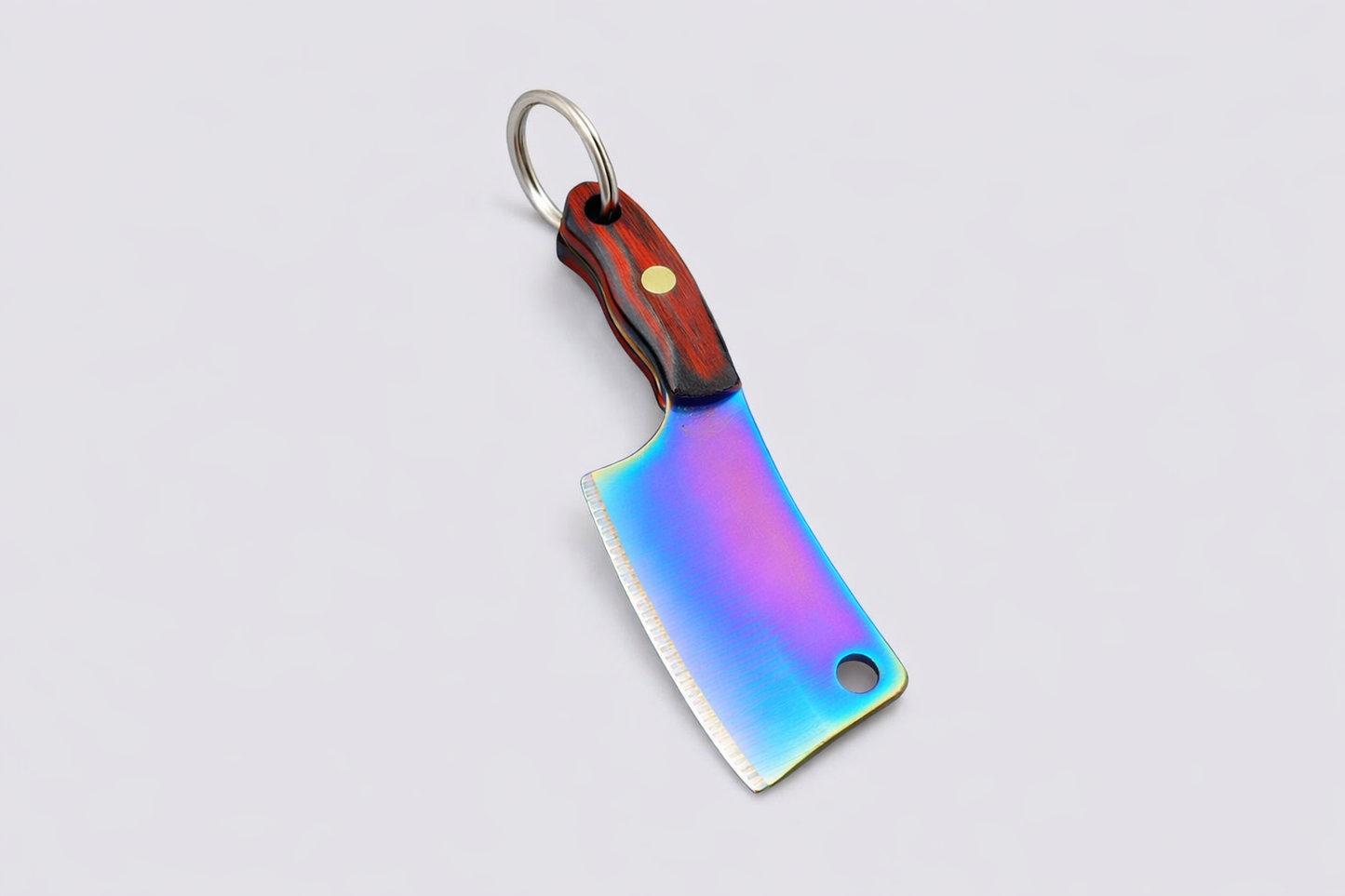 ʙᴀʀᴇ ʙ꒒ᴀᴅᴇᴢ 𝙿⩜⃝𝙸𝙽 HATCHET KEYCHAIN *real blade*
